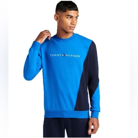 Tommy Hilfiger Sweater Large Blue - Picture 1 of 4
